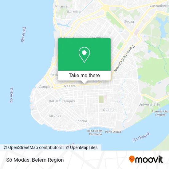 Só Modas map