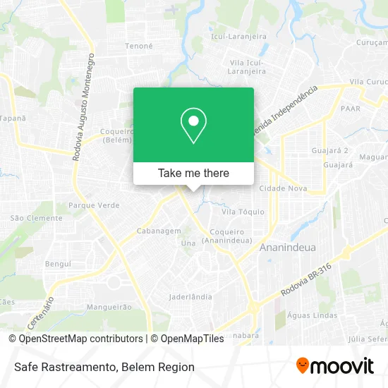 Safe Rastreamento map