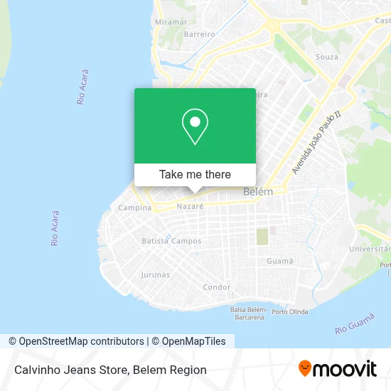 Calvinho Jeans Store map