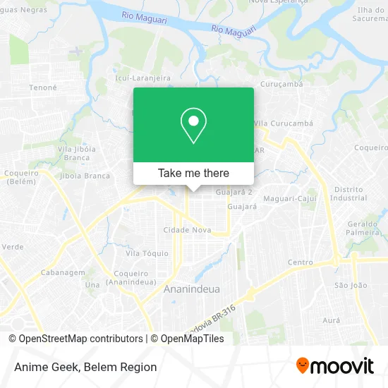 Anime Geek map