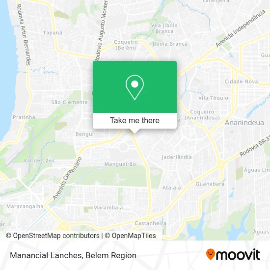 Manancial Lanches map