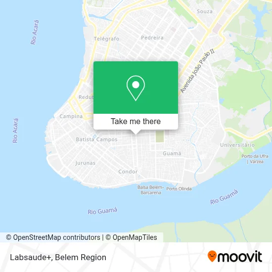 Labsaude+ map