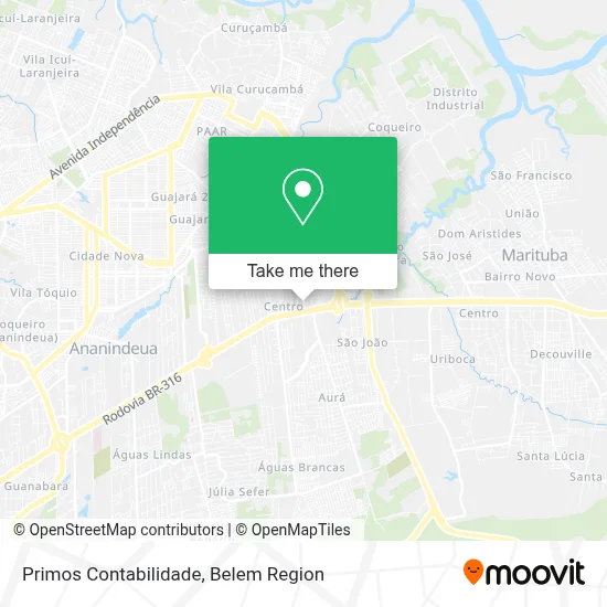 Primos Contabilidade map