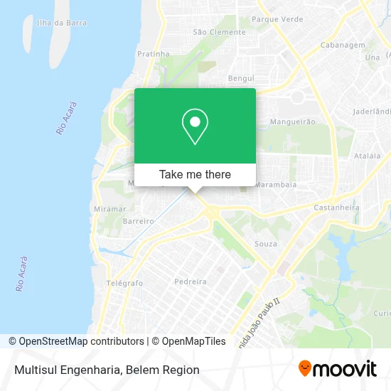 Multisul Engenharia map