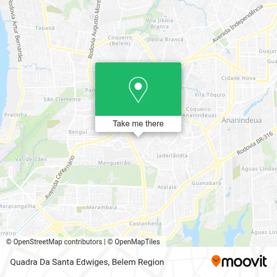Quadra Da Santa Edwiges map