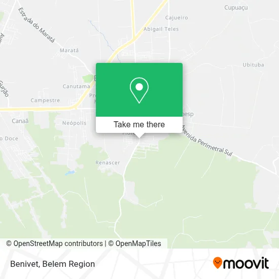 Benivet map