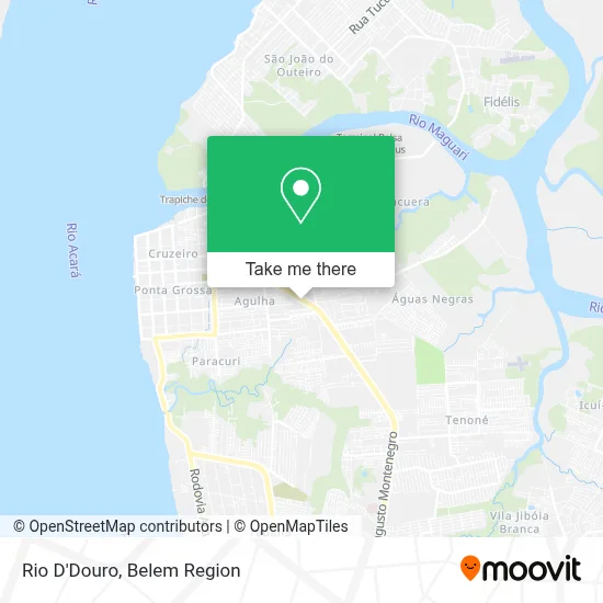 Rio D'Douro map