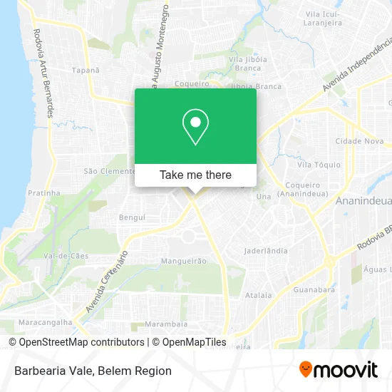 Barbearia Vale map