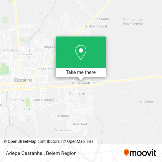Adepe Castanhal map