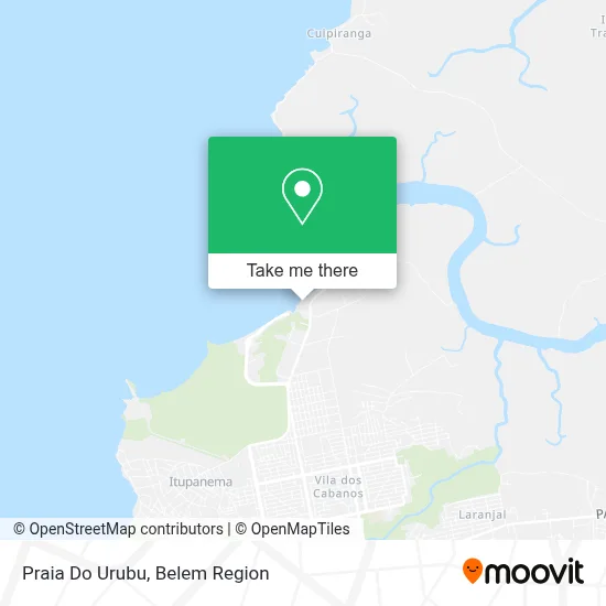 Praia Do Urubu map