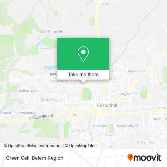Green Cell map