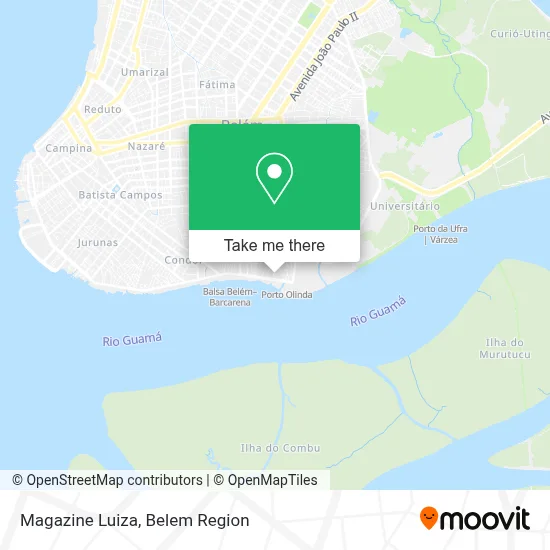 Magazine Luiza map