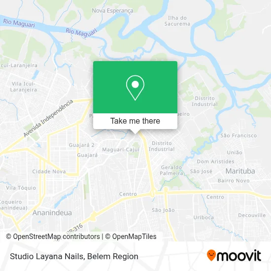 Studio Layana Nails map