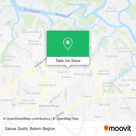 Sakae Sushi map