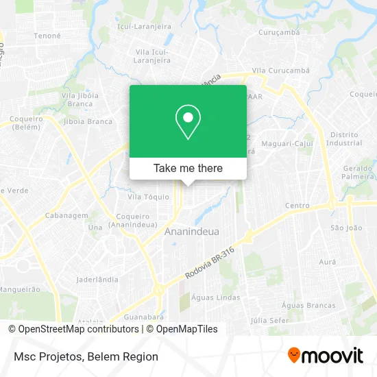 Msc Projetos map