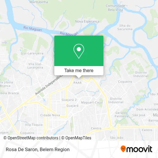 Rosa De Saron map