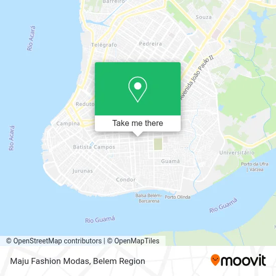 Maju Fashion Modas map