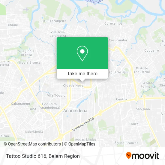 Tattoo Studio 616 map