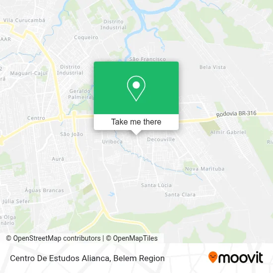 Centro De Estudos Alianca map