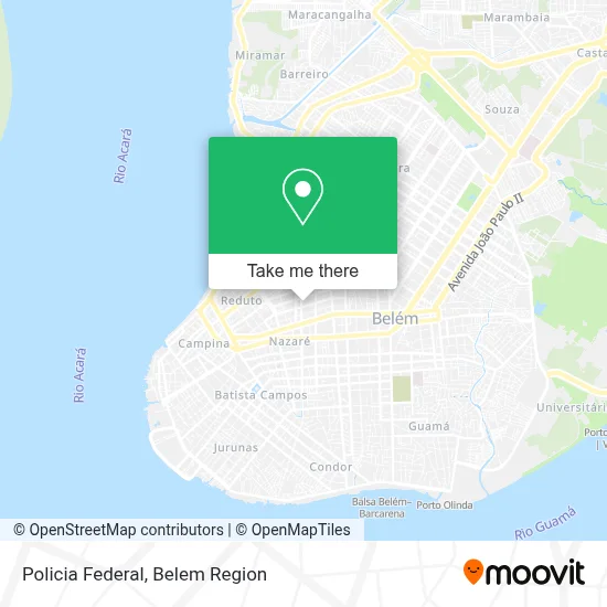Policia Federal map