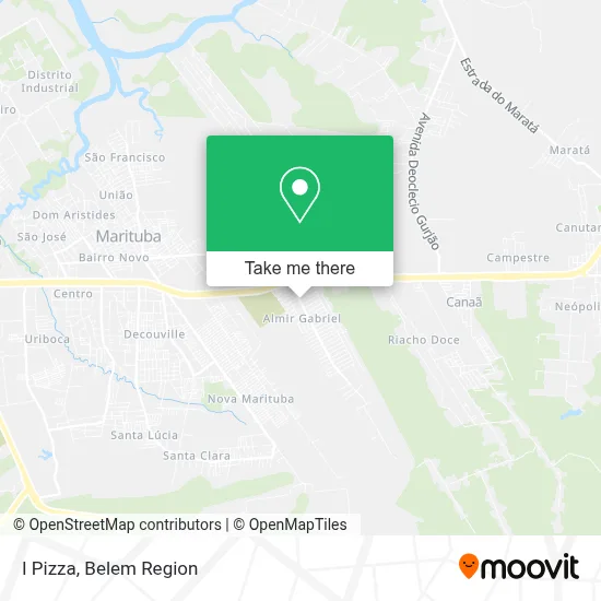 I Pizza map