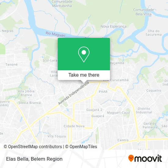 Elas Bella map
