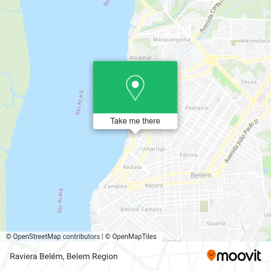 Raviera Belém map