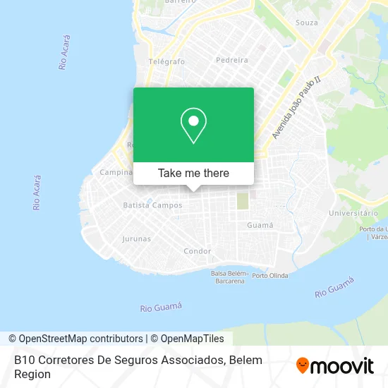 B10 Corretores De Seguros Associados map