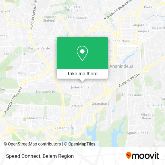 Speed Connect map