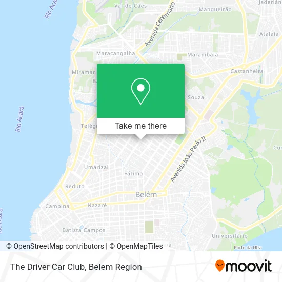 The Driver Car Club map