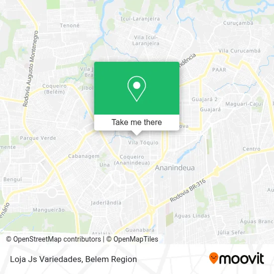 Loja Js Variedades map