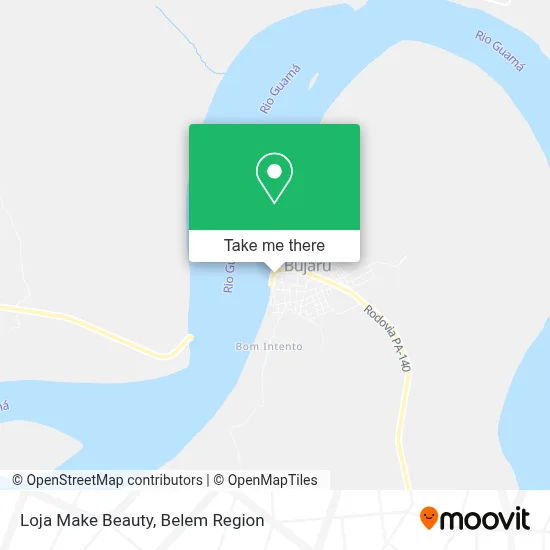 Loja Make Beauty map