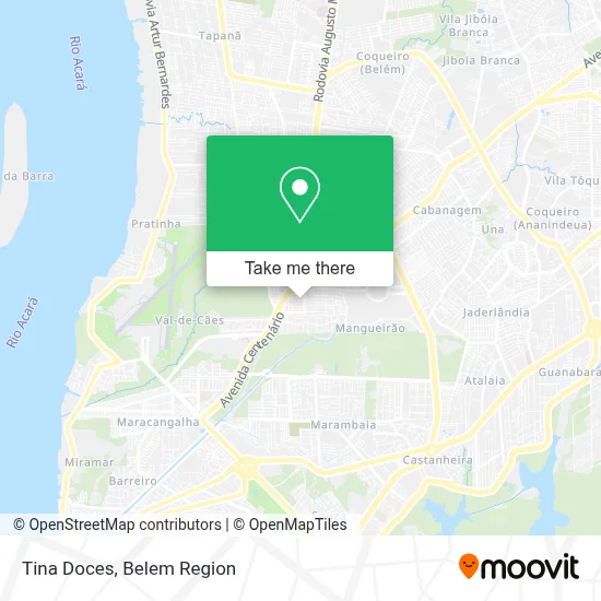 Tina Doces map