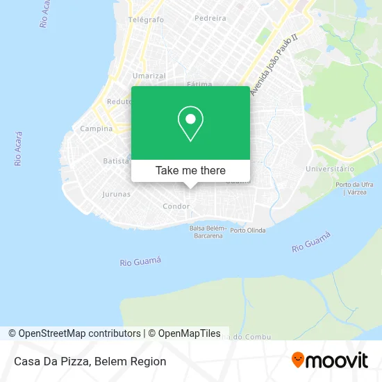 Casa Da Pizza map