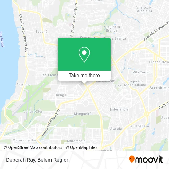 Deborah Ray map
