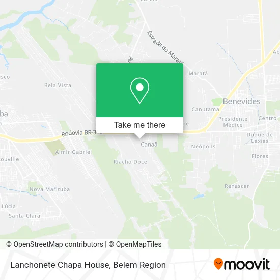 Lanchonete Chapa House map
