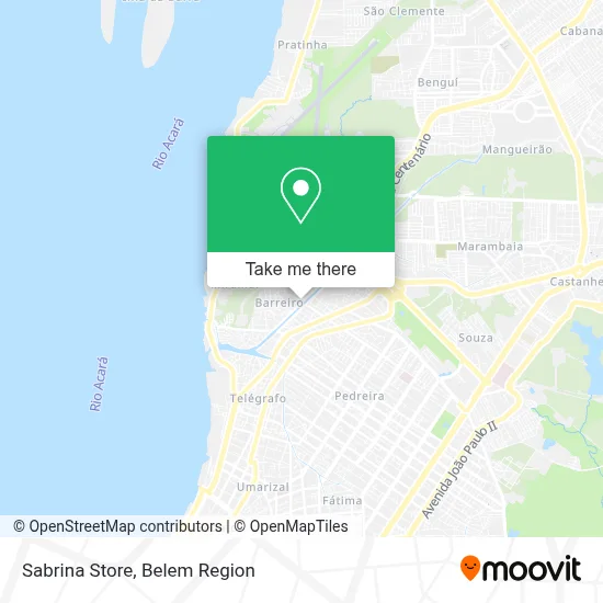 Sabrina Store map