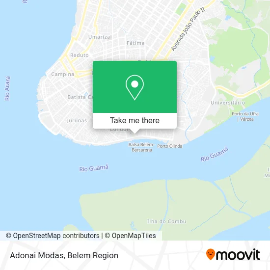 Adonai Modas map