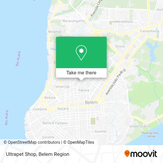 Ultrapet Shop map