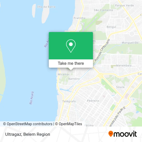 Ultragaz map
