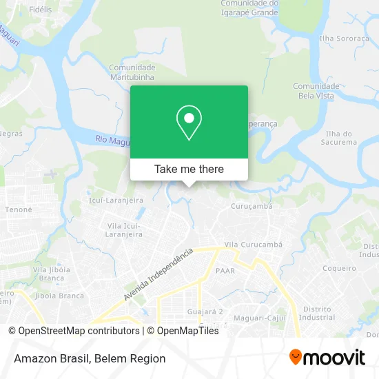 Amazon Brasil map