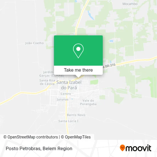 Posto Petrobras map