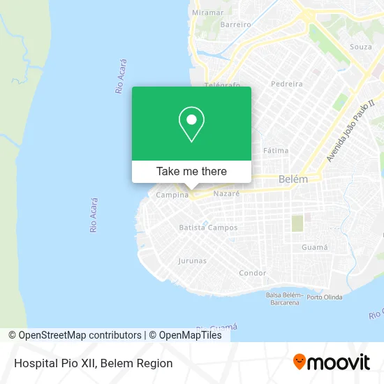 Hospital Pio XII map