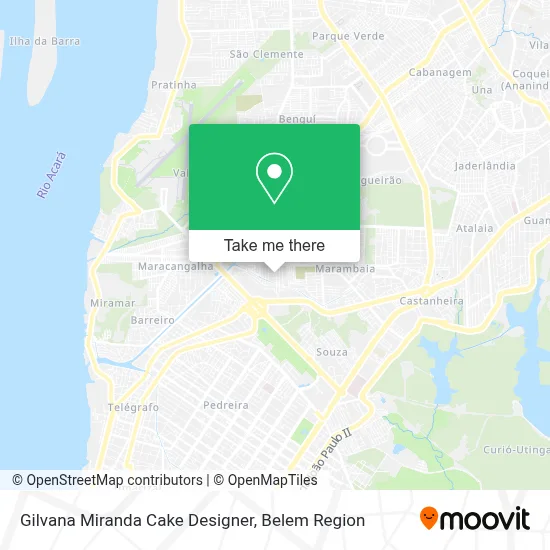 Gilvana Miranda Cake Designer map