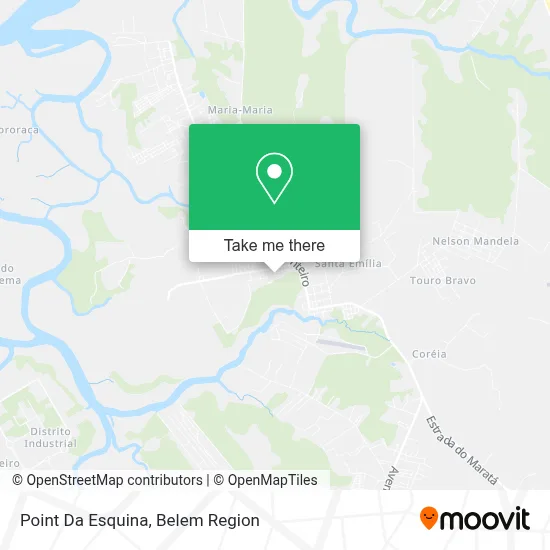 Point Da Esquina map