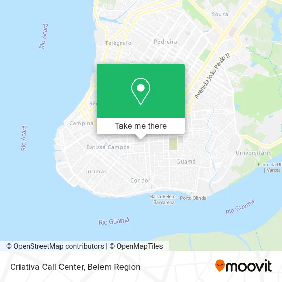 Criativa Call Center map