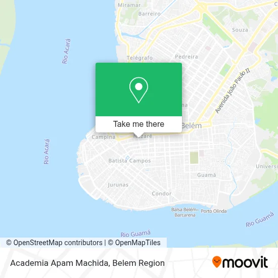 Academia Apam Machida map
