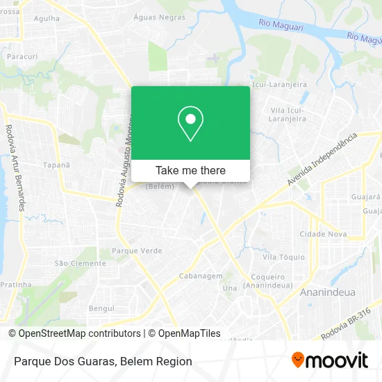 Parque Dos Guaras map