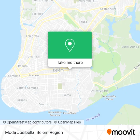 Moda Josibella map