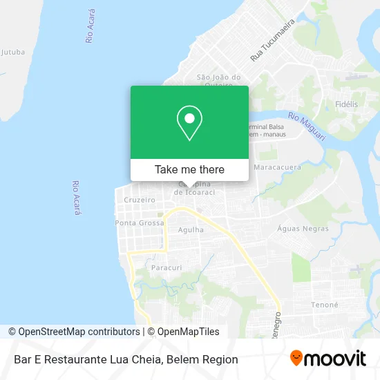 Bar E Restaurante Lua Cheia map